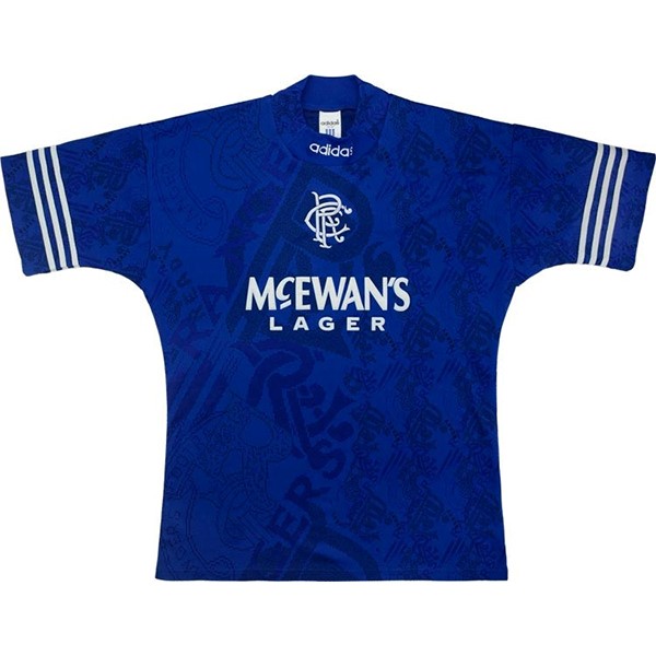 Tailandia Camiseta Rangers 1ª Kit Retro 1994 1996 Azul